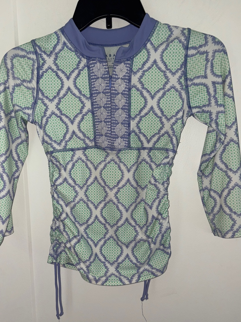 NWOT Cabana Life swim top girl's 6X